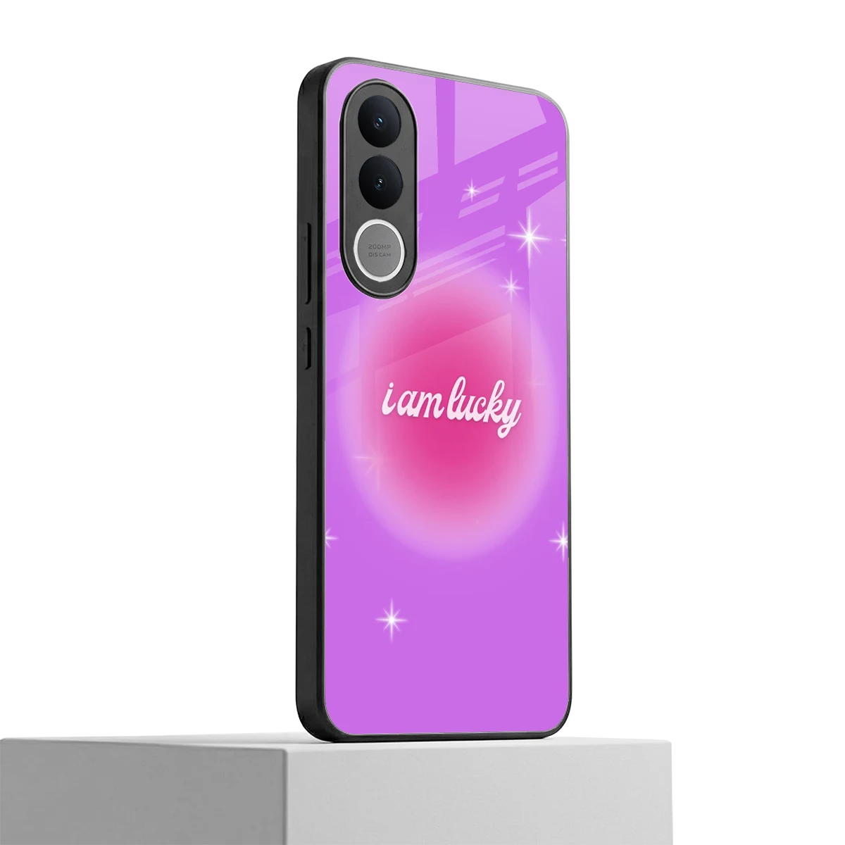 Lucky Me vivo v70 fe mobile cover | shockproof glass phone case