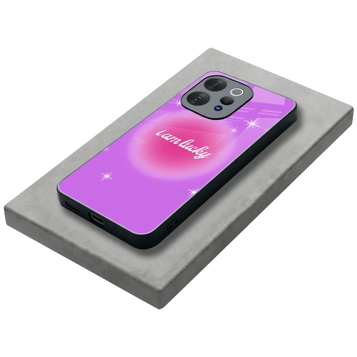Lucky Me stylish phone case for vivo v70 elite | glossy glass and slim fit