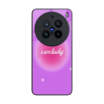 Lucky Me back phone cover | glass case for vivo x200 pro