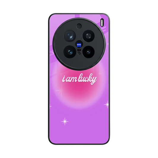 Lucky Me back phone cover | glass case for vivo x200 pro