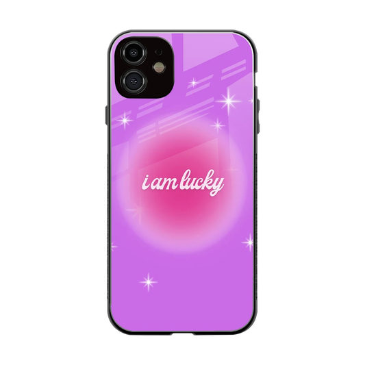 Lucky Me back phone cover | glass case for iphone 12