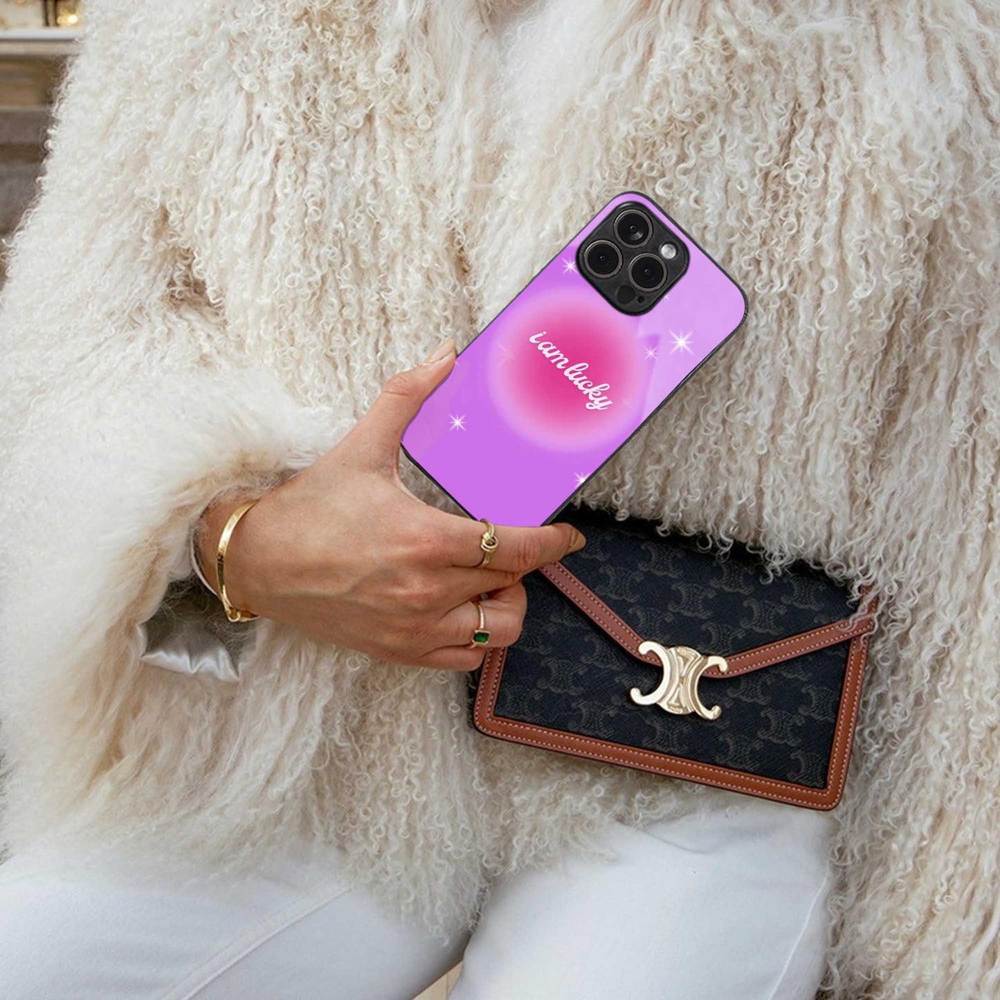 Lucky Me Phone Case for Iphone 16 | Glass Case