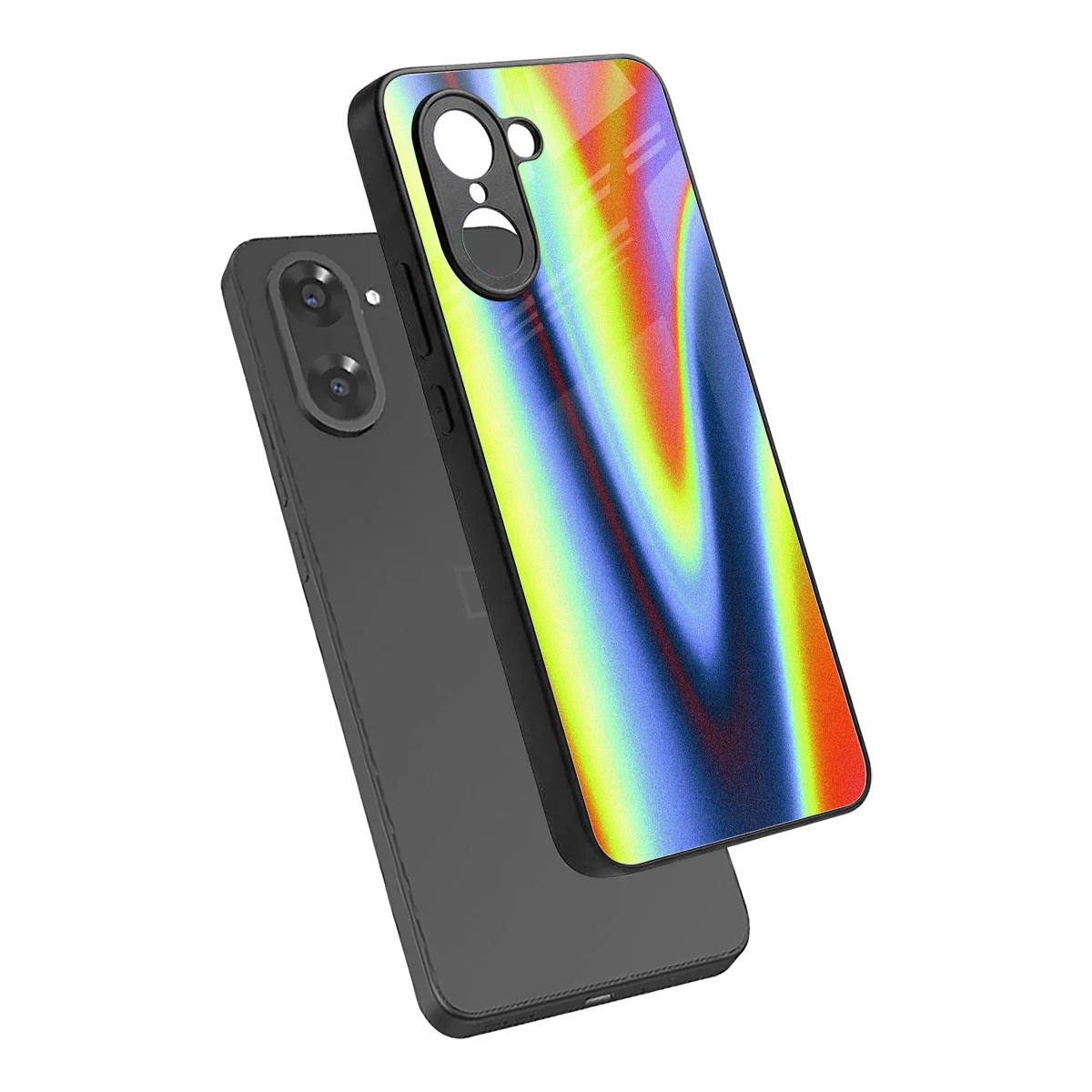 Luminous Aura sleek oneplus nord ce5 5g cover with tempered glass back and TPU edges