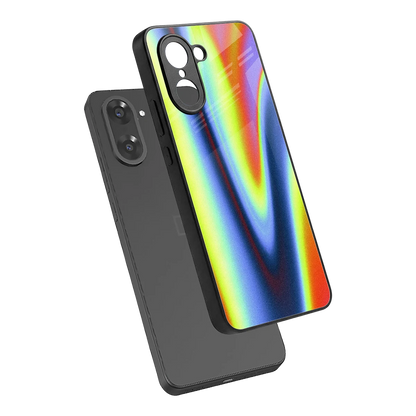 Luminous Aura sleek oneplus nord ce5 5g cover with tempered glass back and TPU edges
