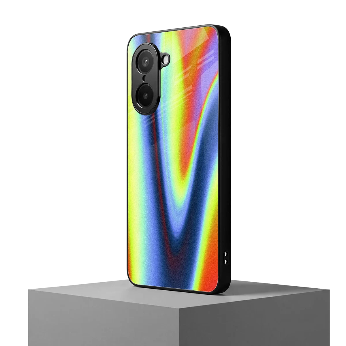 Luminous Aura oneplus nord ce5 5g mobile cover | shockproof glass phone case