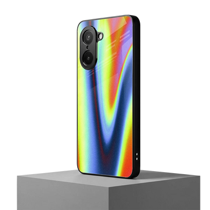 Luminous Aura oneplus nord ce5 5g mobile cover | shockproof glass phone case