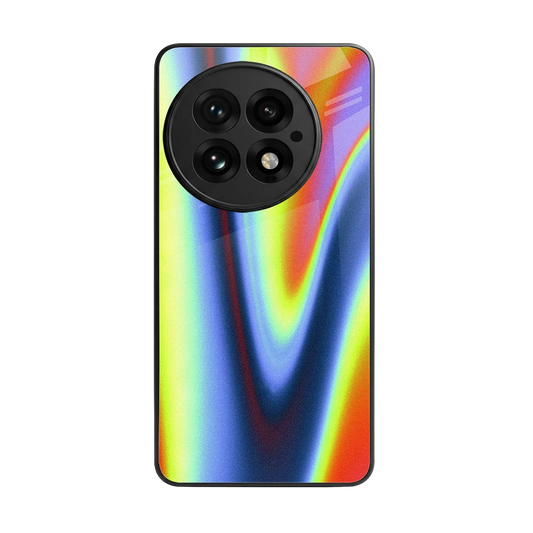 Luminous Aura back phone cover | glass case for oneplus 13