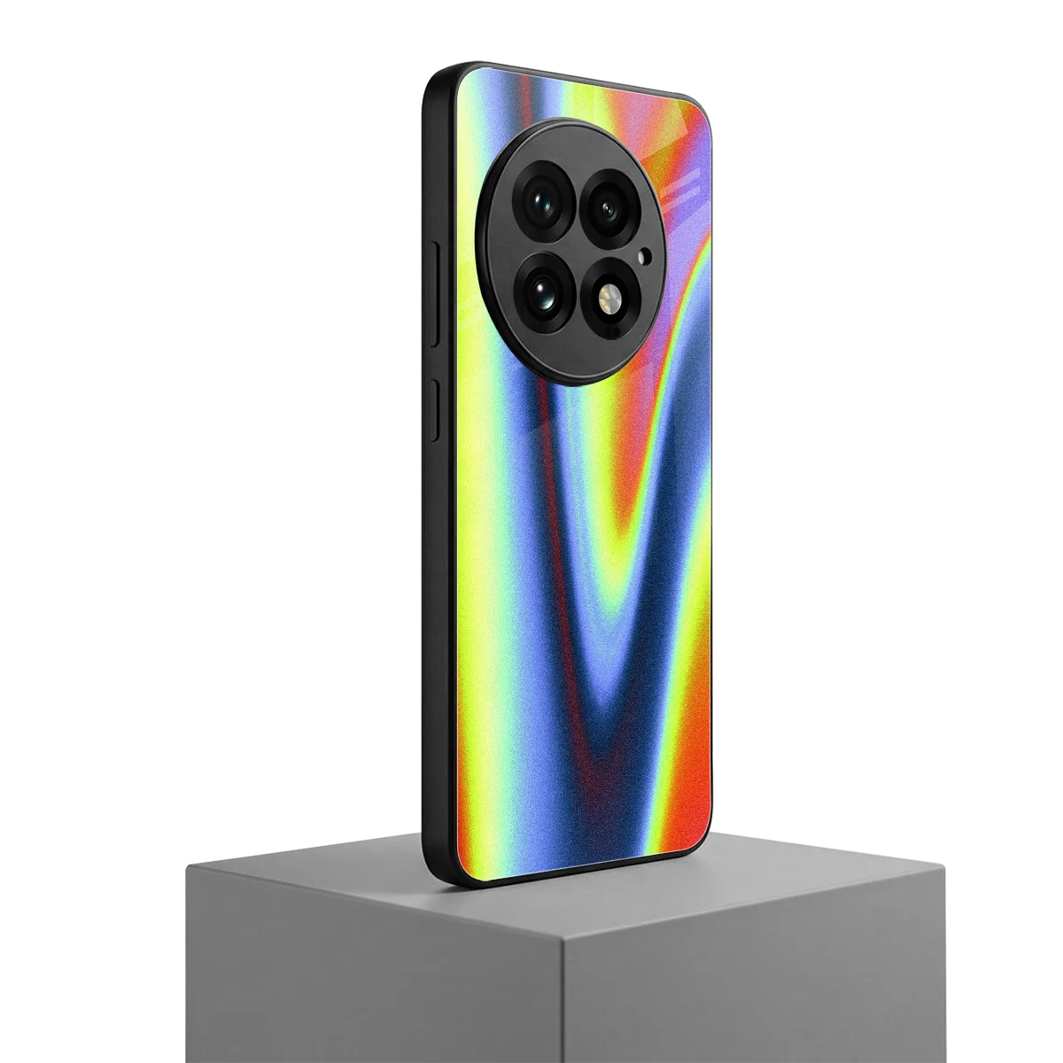 Luminous Aura oneplus 13 mobile cover | shockproof glass phone case
