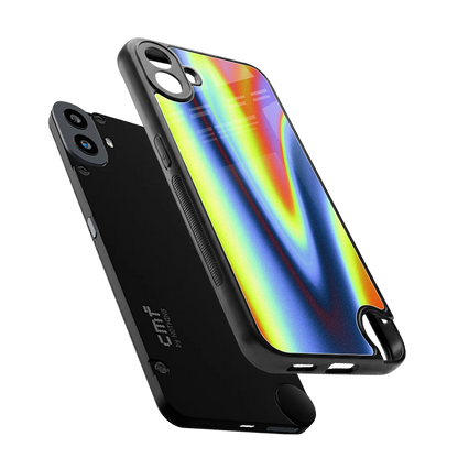 Luminous Aura sleek cmf nothing phone 1 cover with tempered glass back and TPU edges
