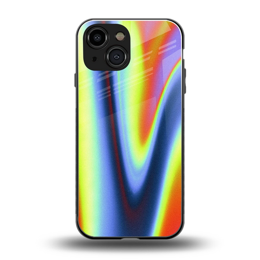 Luminous Aura back phone cover | glass case for iphone 12 mini