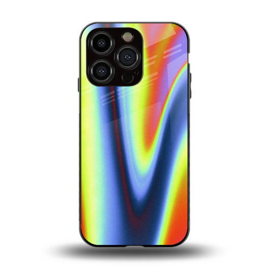 Luminous Aura back phone cover | glass case for iphone 13 pro