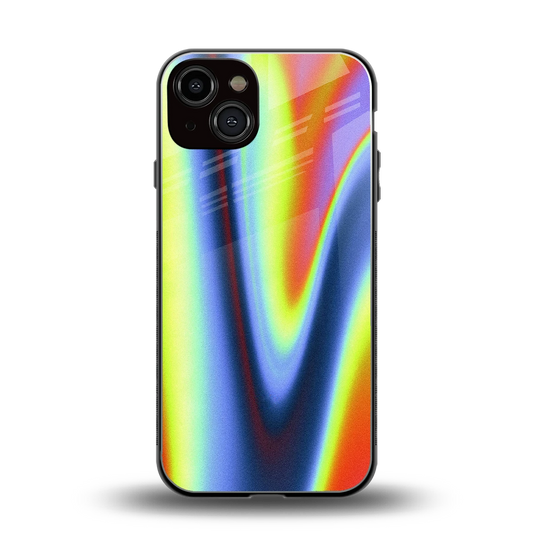Luminous Aura back phone cover | glass case for iphone 13