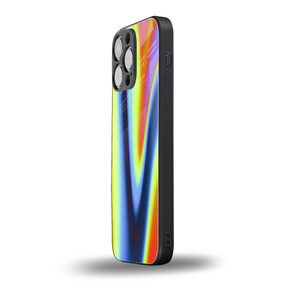 Luminous Aura iphone 15 pro max mobile cover | shockproof glass phone case