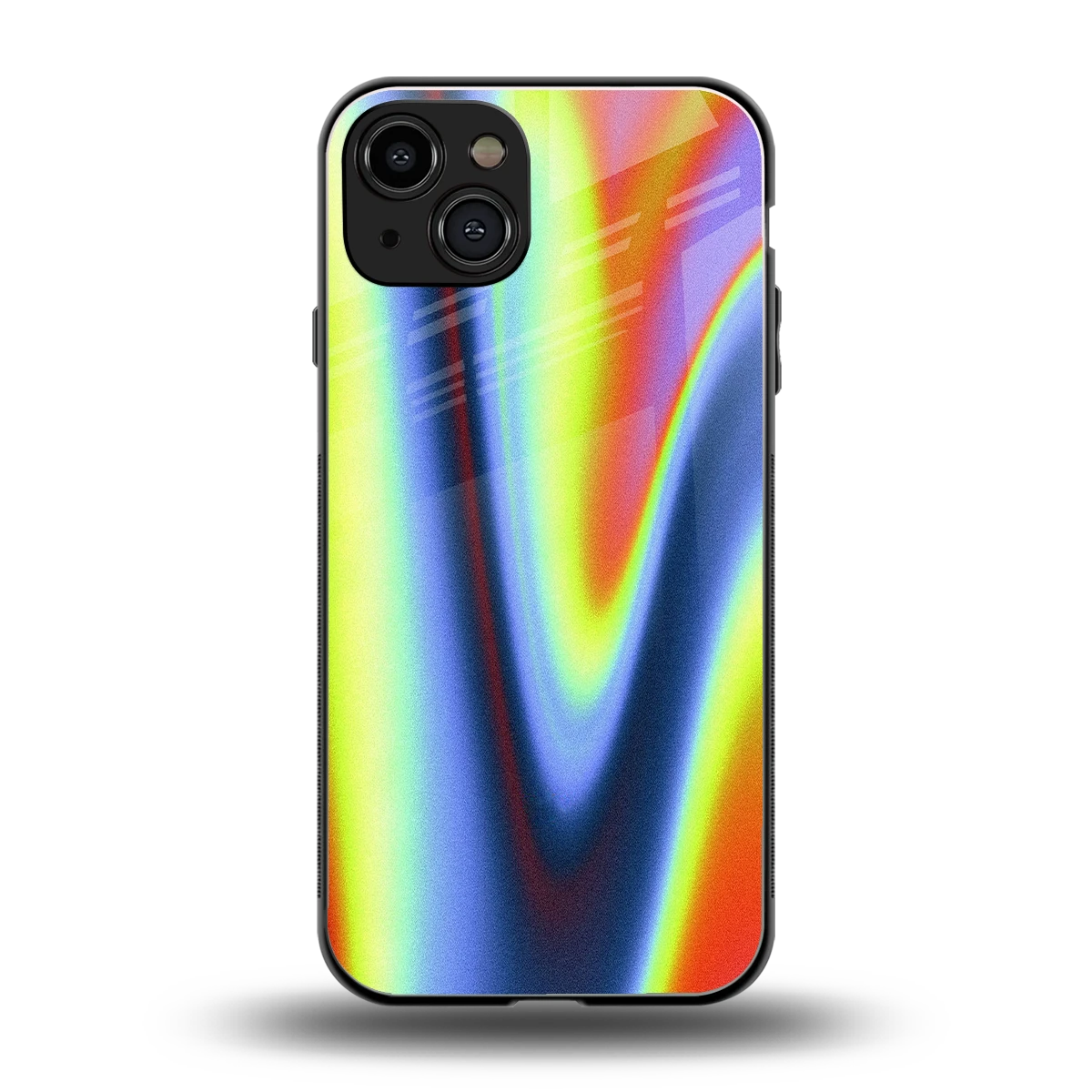 Luminous Aura back phone cover | glass case for iphone 15