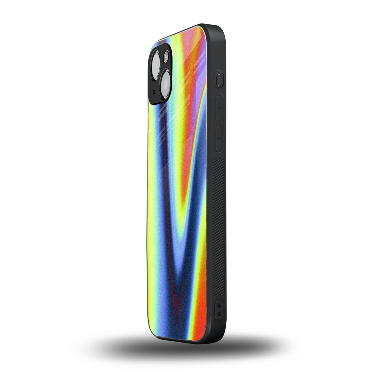 Luminous Aura iphone 15 mobile cover | shockproof glass phone case