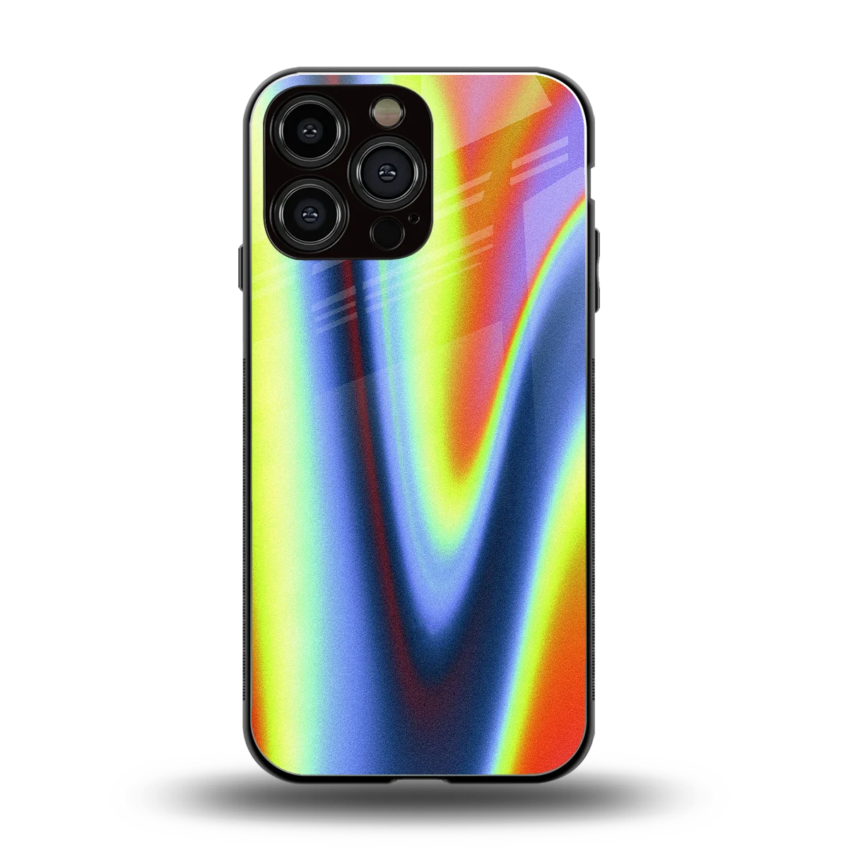 Luminous Aura back phone cover | glass case for iphone 16 pro max