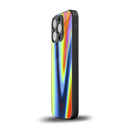 Luminous Aura iphone 16 pro mobile cover | shockproof glass phone case