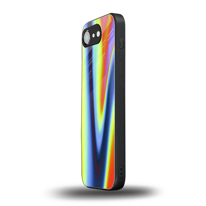 Luminous Aura iphone 17e mobile cover | shockproof glass phone case