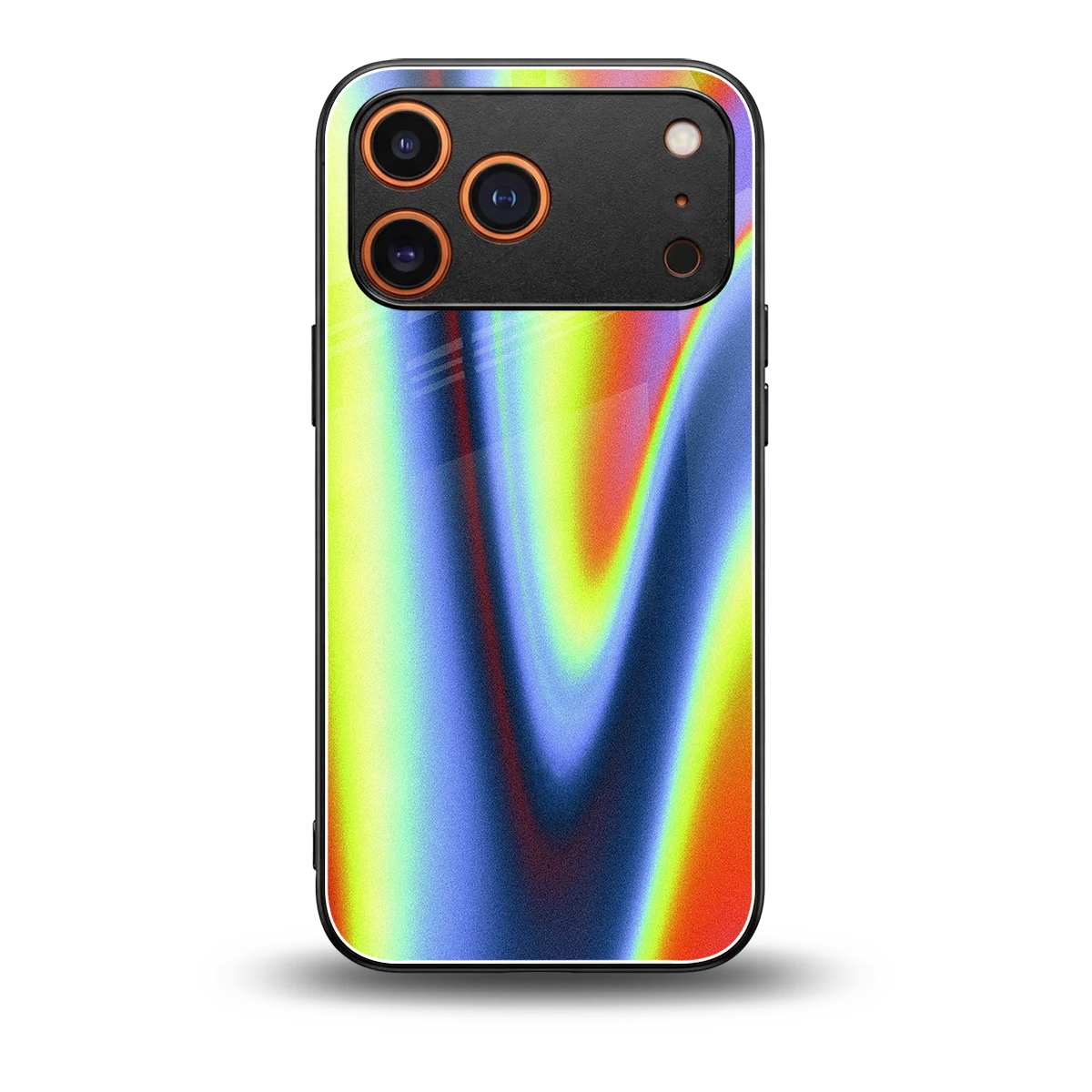 Luminous Aura back phone cover | glass case for iphone 17 pro