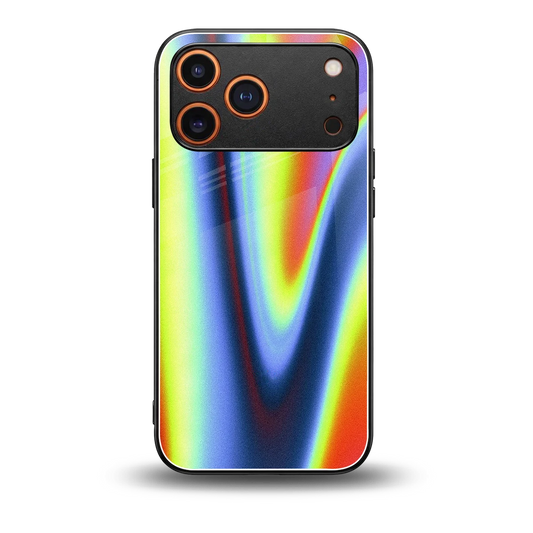 Luminous Aura back phone cover | glass case for iphone 17 pro max