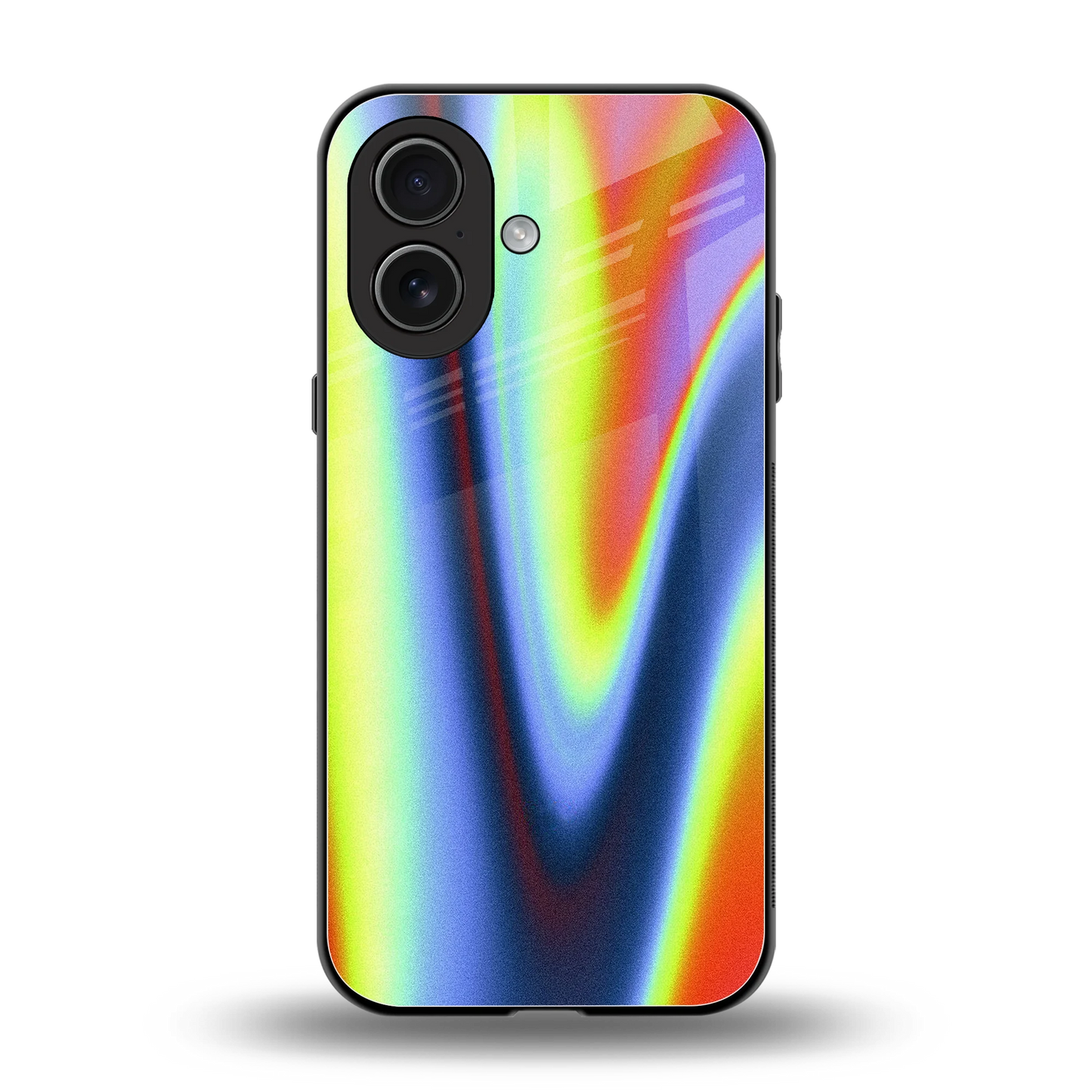 Luminous Aura back phone cover | glass case for iphone 17