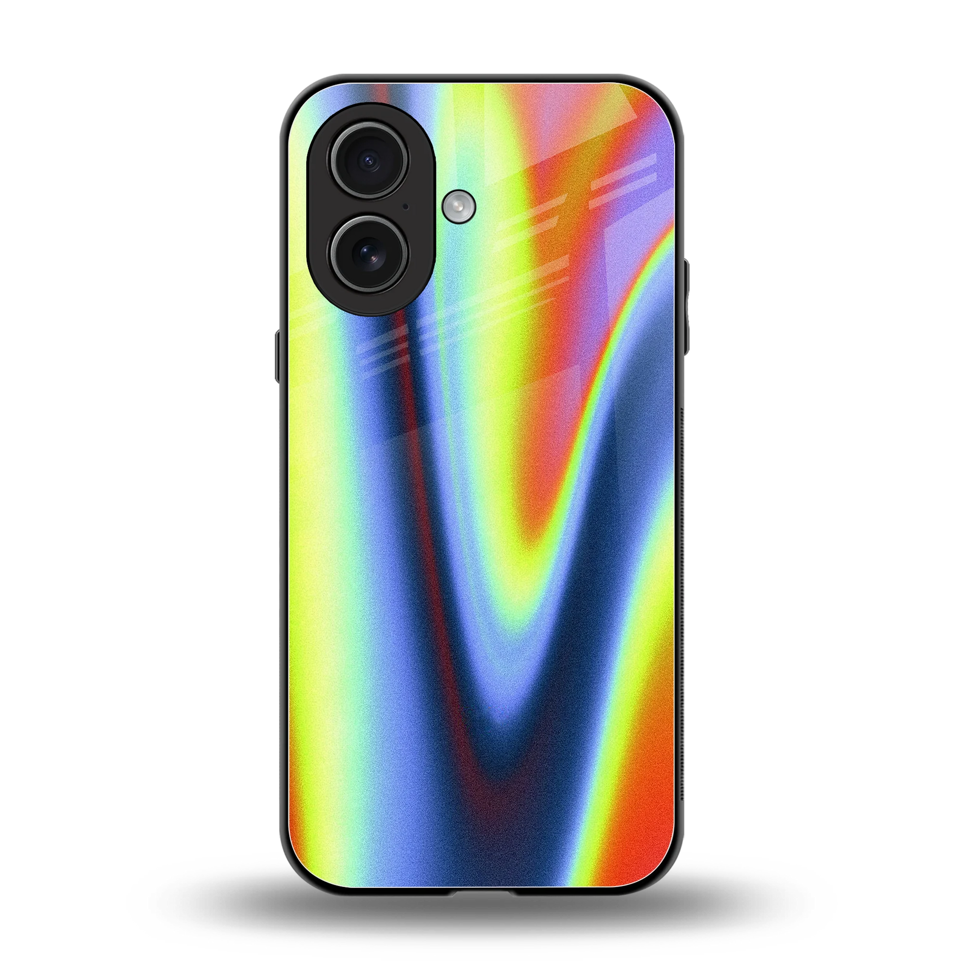 Luminous Aura back phone cover | glass case for iphone 17