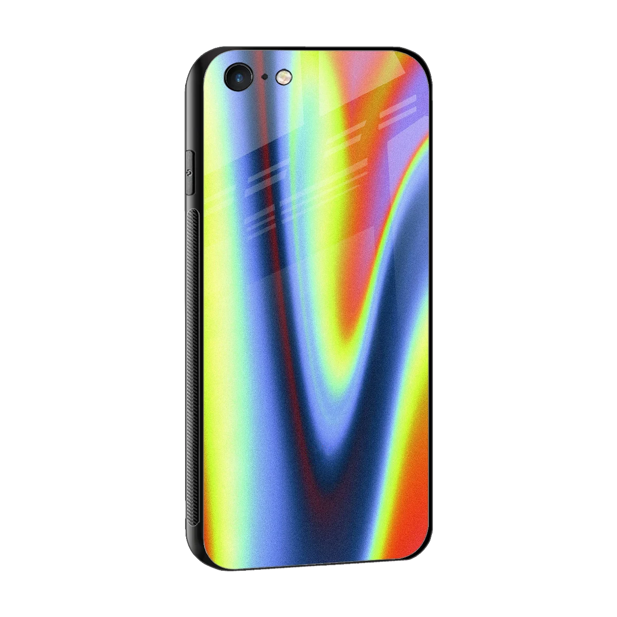Luminous Aura sleek iphone 6s plus cover with tempered glass back and TPU edges