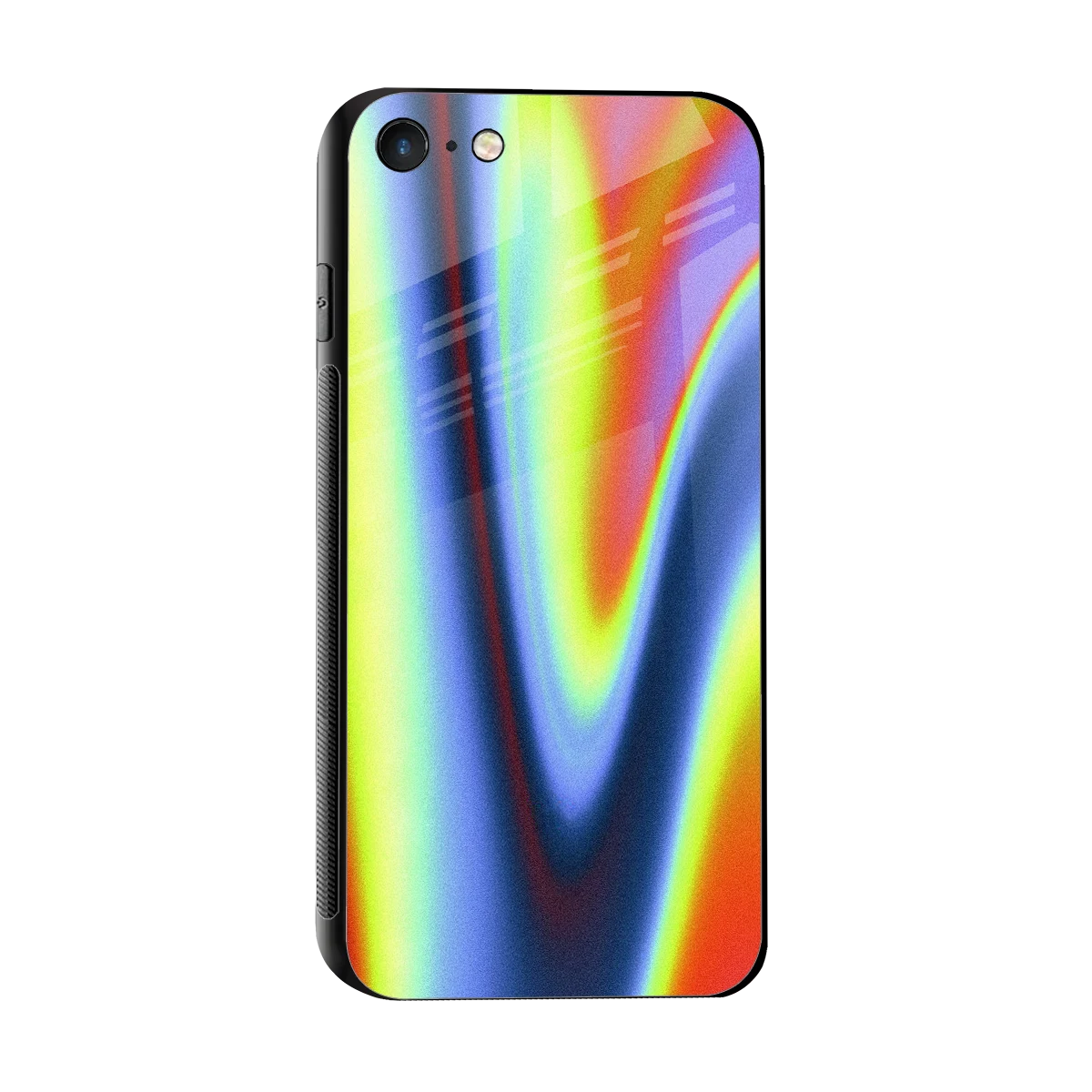 Luminous Aura sleek iphone 7 cover with tempered glass back and TPU edges