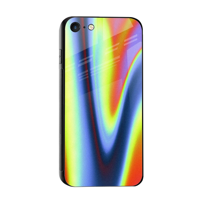 Luminous Aura sleek iphone 7 cover with tempered glass back and TPU edges
