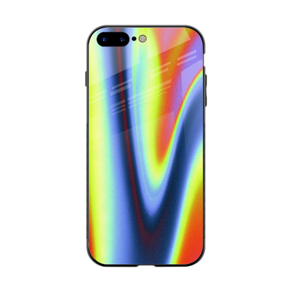 Luminous Aura back phone cover | glass case for iphone 8 plus