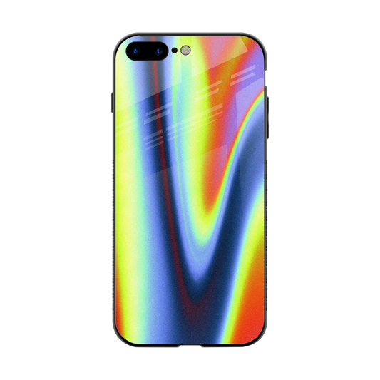 Luminous Aura back phone cover | glass case for iphone 8 plus