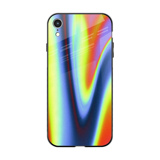 Luminous Aura back phone cover | glass case for iphone xr