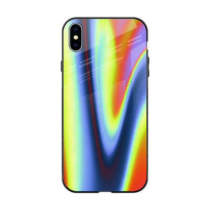 Luminous Aura back phone cover | glass case for iphone xs max