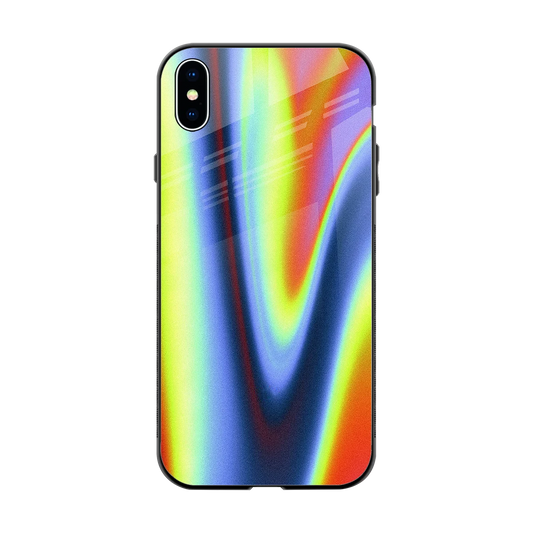 Luminous Aura back phone cover | glass case for iphone xs max
