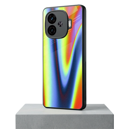 Luminous Aura iqoo neo 10r 5g mobile cover | shockproof glass phone case