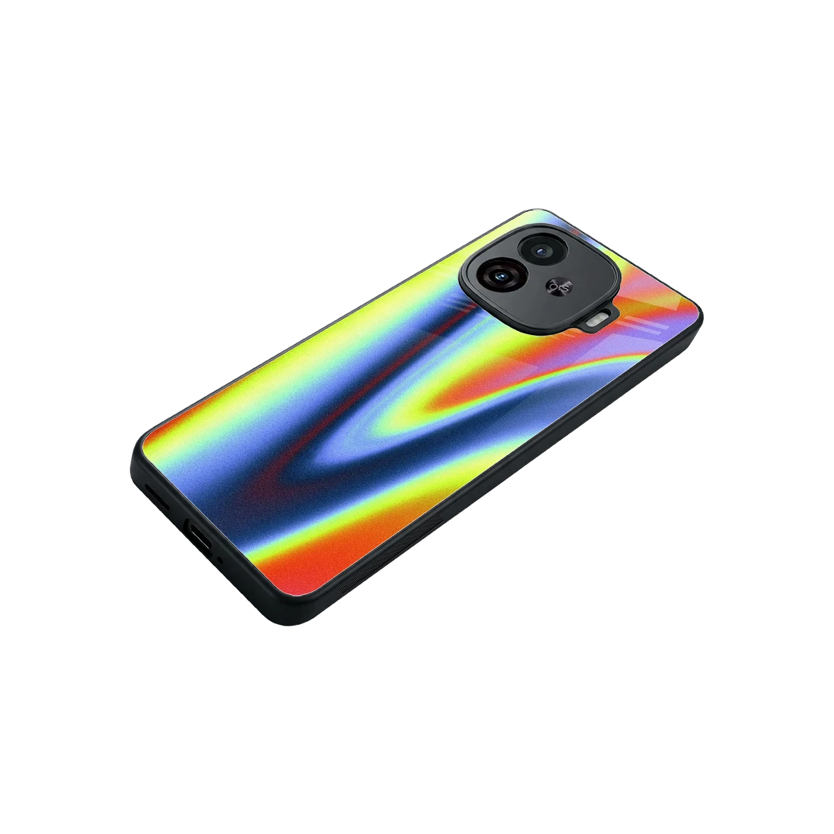 Luminous Aura stylish phone case for iqoo neo 10r 5g | glossy glass and slim fit