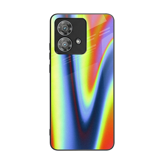 Luminous Aura back phone cover | glass case for motorola edge 40 neo 5g