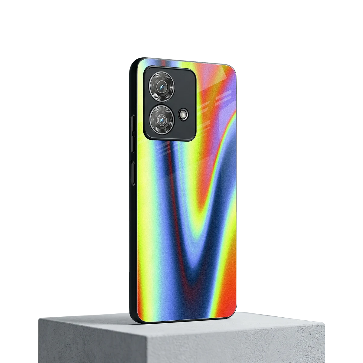 Luminous Aura motorola edge 40 neo 5g mobile cover | shockproof glass phone case