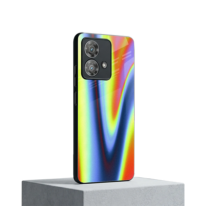 Luminous Aura motorola edge 40 neo 5g mobile cover | shockproof glass phone case