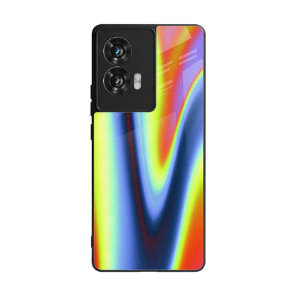 Luminous Aura back phone cover | glass case for motorola edge 50 fusion