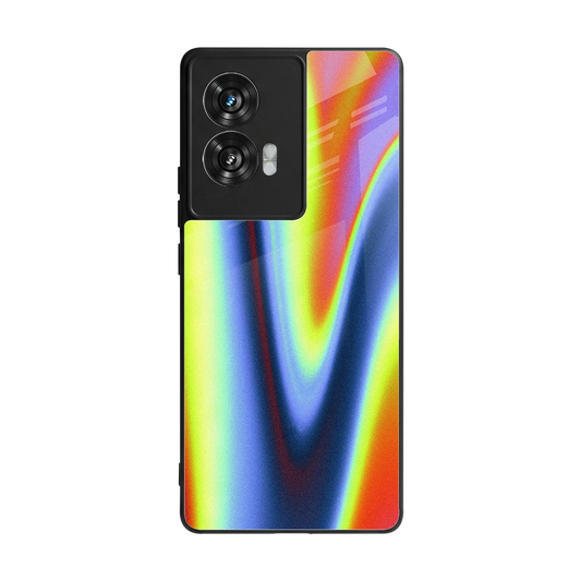 Luminous Aura back phone cover | glass case for motorola edge 50 fusion