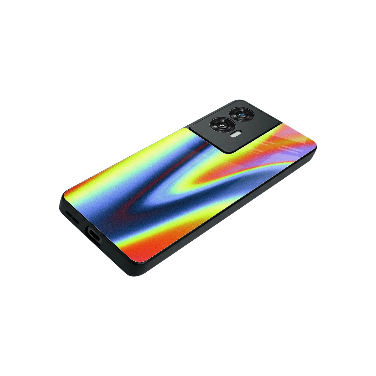 Luminous Aura stylish phone case for motorola edge 50 fusion | glossy glass and slim fit