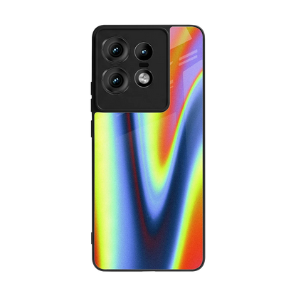Luminous Aura back phone cover | glass case for motorola edge 50 pro