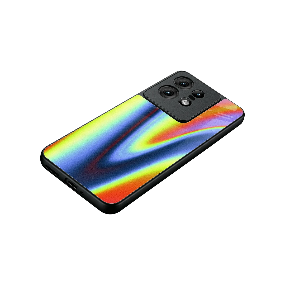 Luminous Aura stylish phone case for motorola edge 50 pro | glossy glass and slim fit