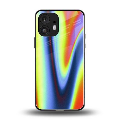 Luminous Aura back phone cover | glass case for nothing phone 2