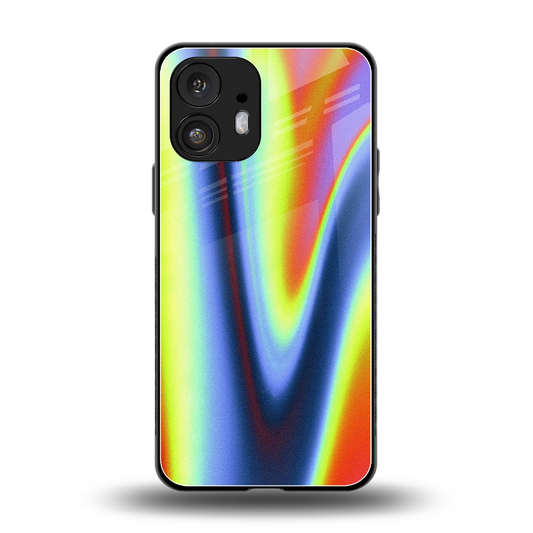 Luminous Aura back phone cover | glass case for nothing phone 2