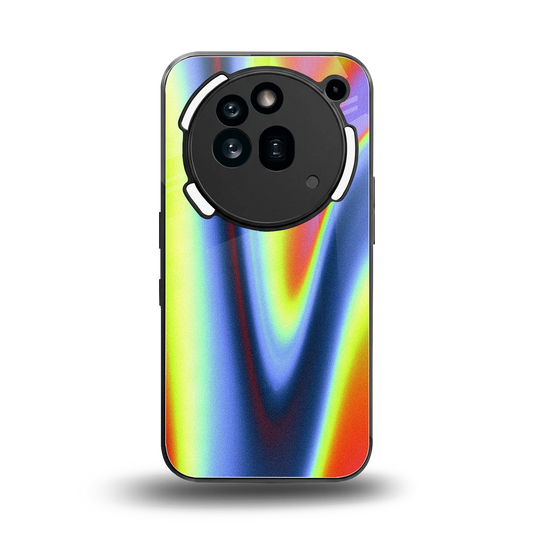 Luminous Aura back phone cover | glass case for nothing phone 3a pro