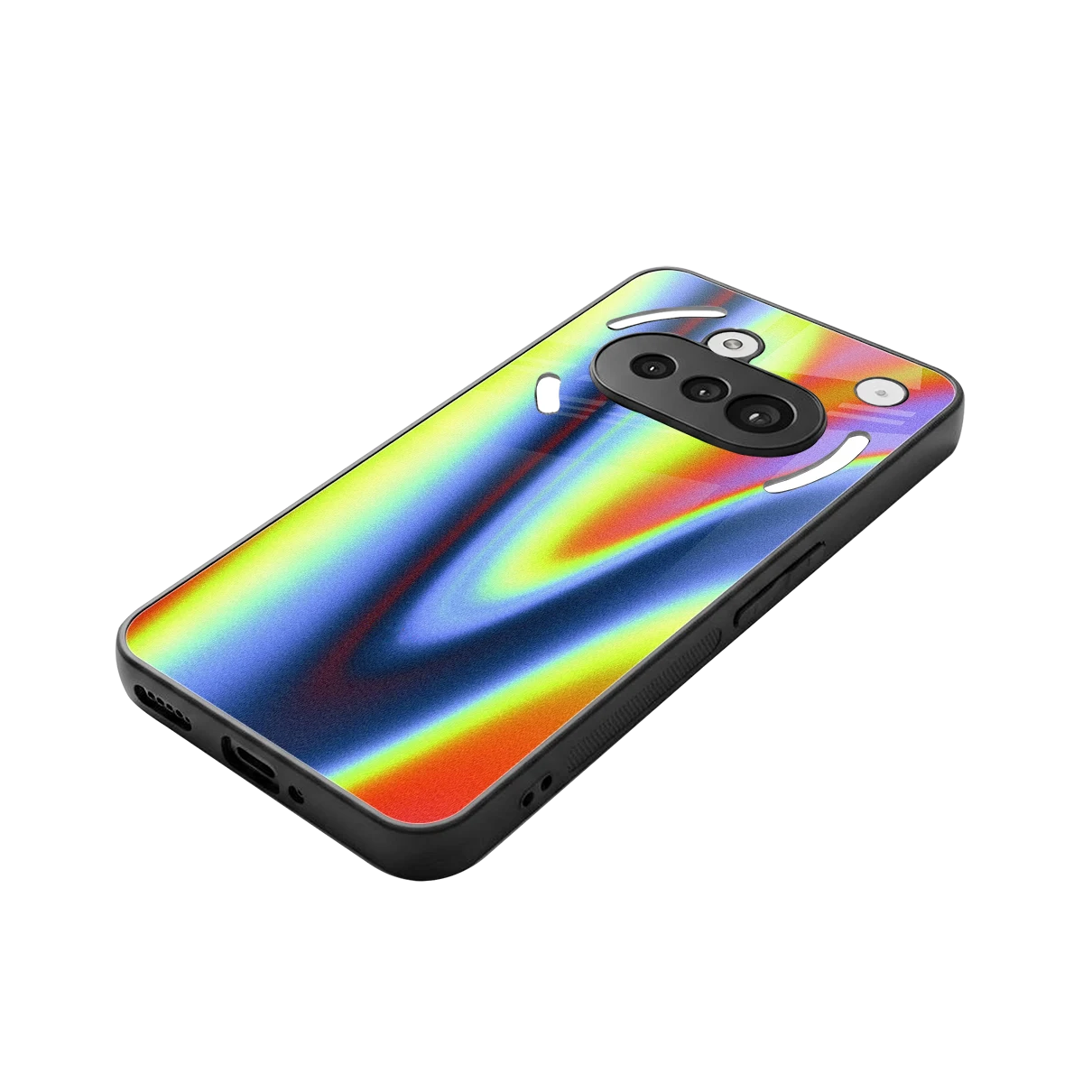 Luminous Aura stylish phone case for nothing phone 3a | glossy glass and slim fit