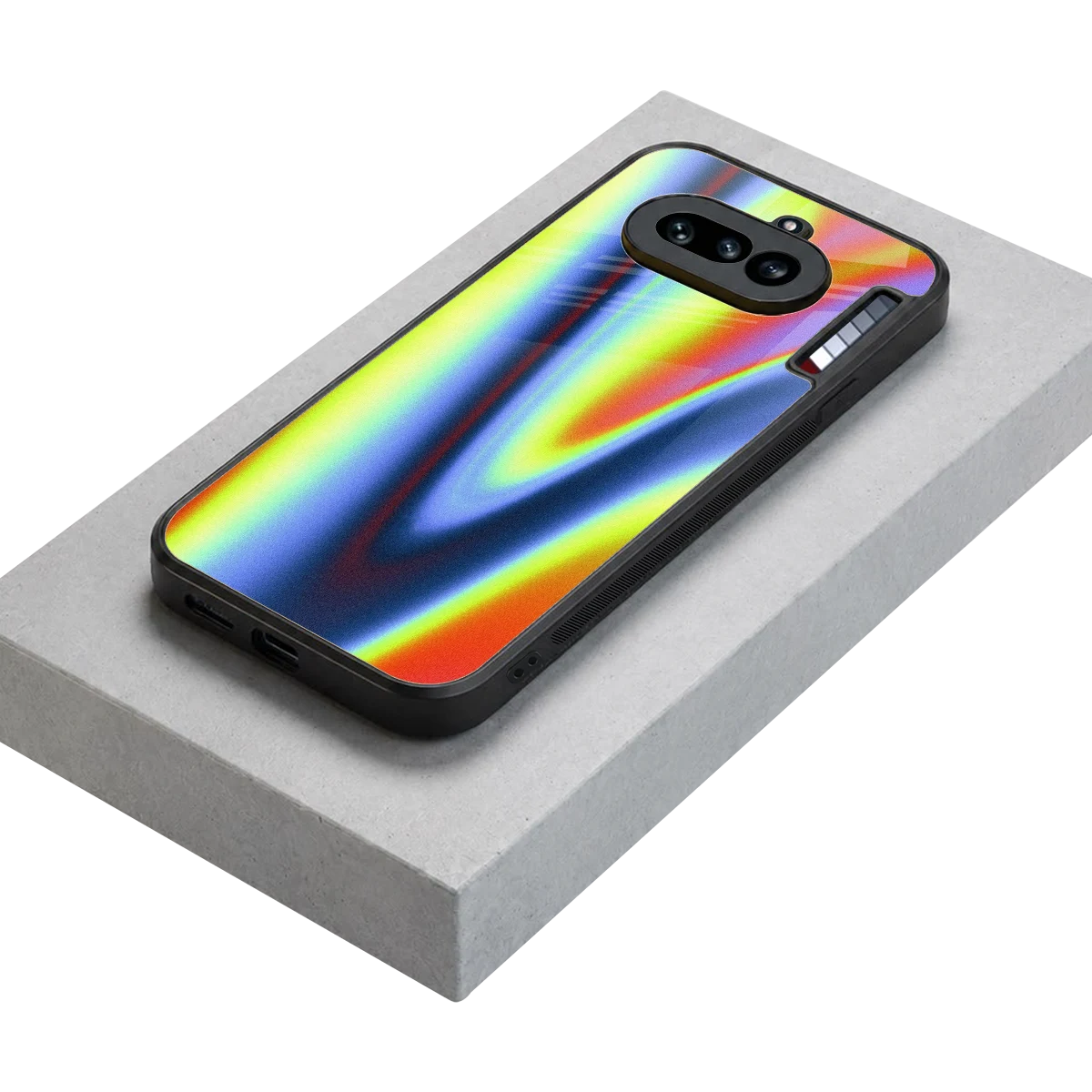 Luminous Aura stylish phone case for nothing phone 4a | glossy glass and slim fit