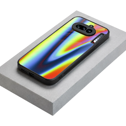 Luminous Aura stylish phone case for nothing phone 4a | glossy glass and slim fit